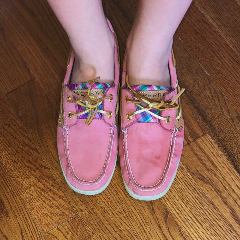 Sperry Pink Boat Shoe